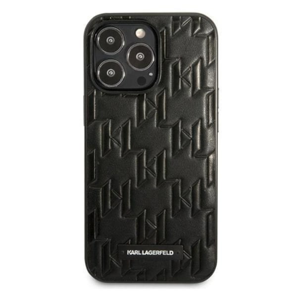 Karl Lagerfeld iPhone 13 Pro Skal Monogram Plaque - Sort