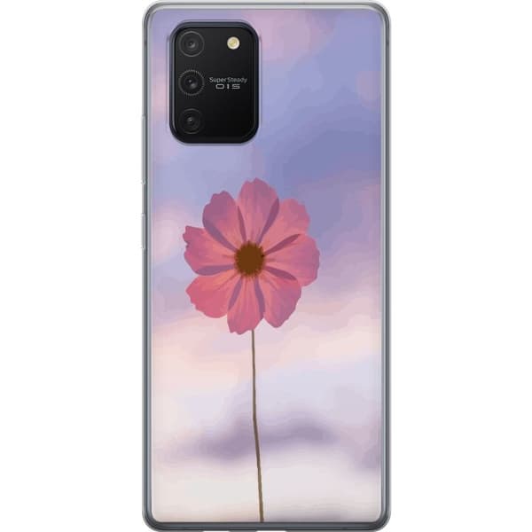 Mobilcover til Samsung Galaxy S10 Lite med lyserød blomst