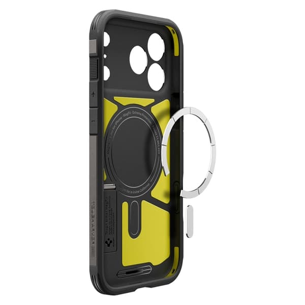 Spigen telefontaske til iPhone 17 Pro Max Magsafe Tough Armor - Gunmetal Grå