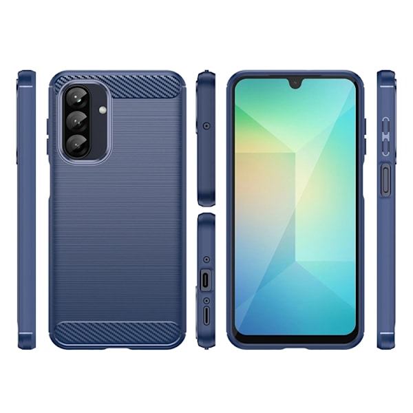 Mobilskal till Galaxy A26 Carbon Flexible - Blå Blå