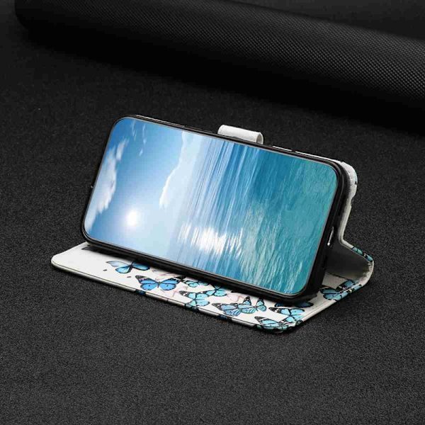 Plånboksfodral för Samsung Galaxy S26 Flip Konstläder - Blå