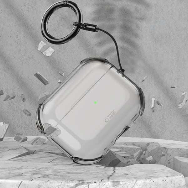 Tech-Protect Apple Airpods Pro 3 Etui Bounce - Ash Svart
