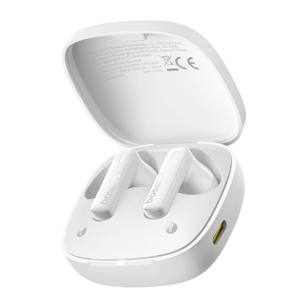 Baseus TWS In-Ear Hörlurar Bowie E19 - Vit Vit