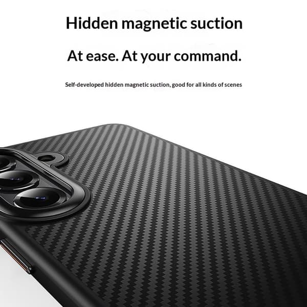 Mobilskal för Samsung Galaxy S26 Magnetiskt PC + TPU - Svart