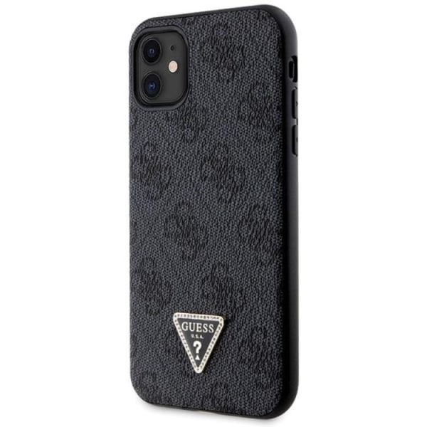 Guess iPhone 11/XR Mobilskal Crossbody Metall Logo - Svart Svart