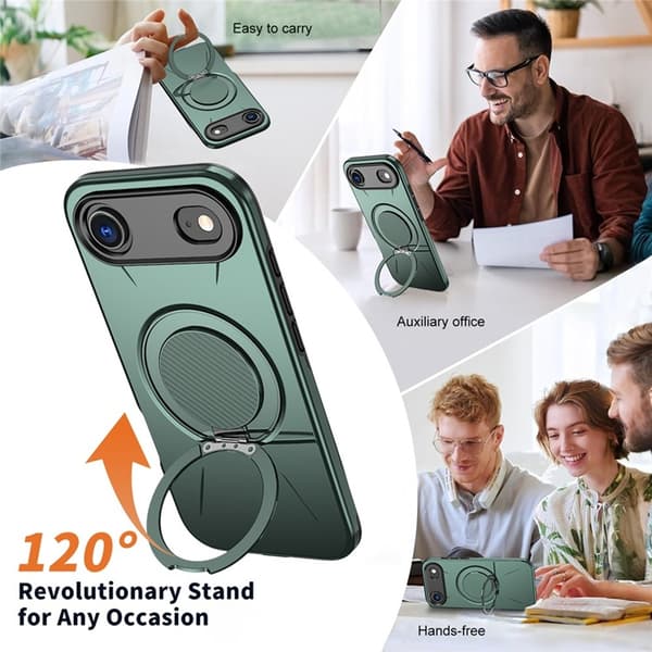 Mobilskal till iPhone Air MagSafe Rotating Kickstand - Grön Grön