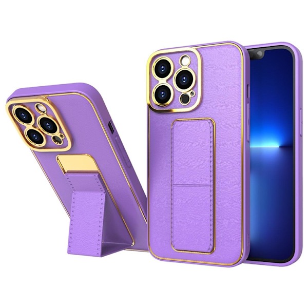 iPhone 12 Skal Kickstand - Lilla Lila