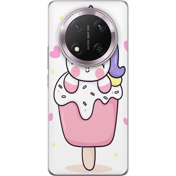 Telefontaske til Honor Magic7 Lite med Happy Unicorn