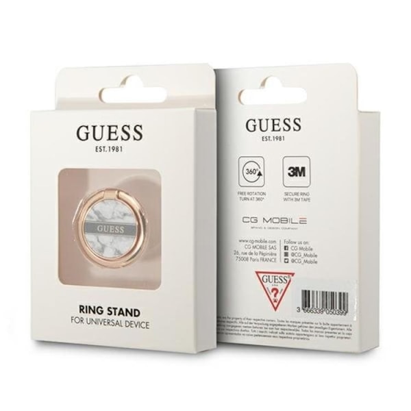 Guess Ringhållare - Vit Marble Vit