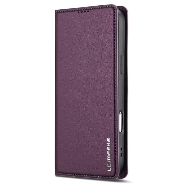 LC.IMEEKE L1 Series iPhone 17 Pro Plånboksfodral Konstläder - Lila Lila