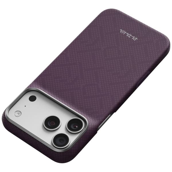 PITAKA Mobilskal För iPhone 18 Pro Max/17 Pro Max Magsafe Edge PTK - Lila
