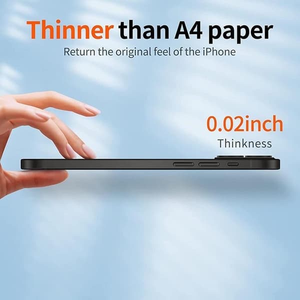 BOOM Zero Mobilskal till iPhone 14 Plus Ultra Slim - Svart Svart