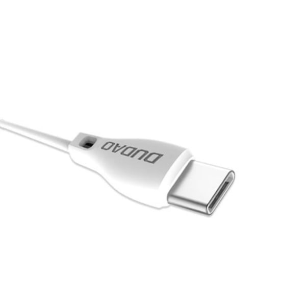 Dudao USB-A til USB-C Kabel 1m - Hvid
