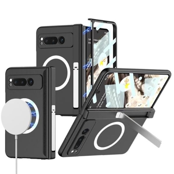 GKK Google Pixel Fold Mobilcover Magsafe Kickstand - Sort Black