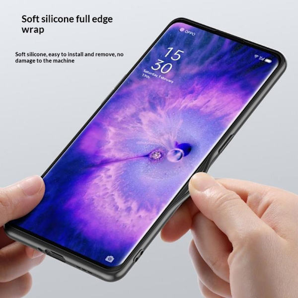 Mobilskal för Samsung Galaxy S26 Plus Konstläder TPU - Grå