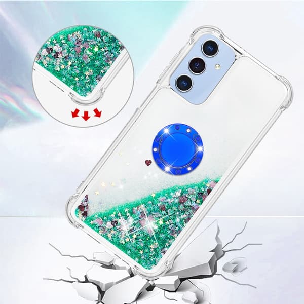 Mobilskal till Galaxy A17/A26 Kickstand Quicksand TPU - Grön Grön