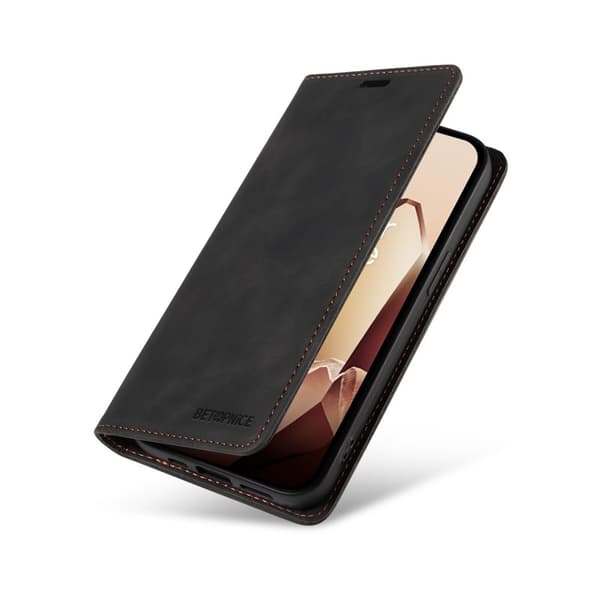 BETOPNICE 003 OnePlus 13 Plånboksfodral Konstläder - Svart