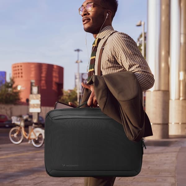 Wozinsky Laptop Taske 15.6" Premium - Sort Svart