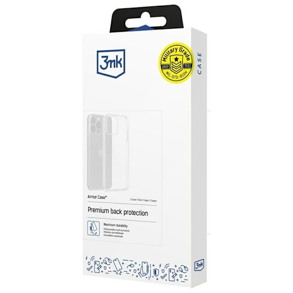 3MK Mobilskal till iPhone 17 Pro Armor - Transparent Transparent