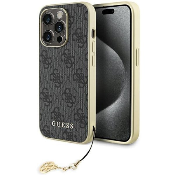 Guess Mobilskal till iPhone 15 Pro Charms Collection - Grå Grå