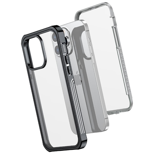 iPhone 14 Plus Mobilskal 360 Premium Full - Svart Svart