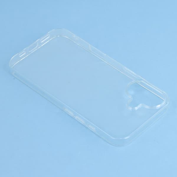 X-LEVEL Mobilskal till iPhone 17 TPU Stöttåligt Crystal Clear Transparent