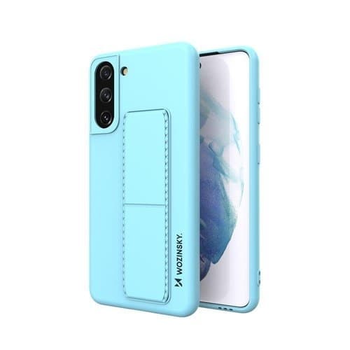 Wozinsky Kickstand Silicone Skal Samsung Galaxy S21 Plus 5G - Ljus Blå Blå