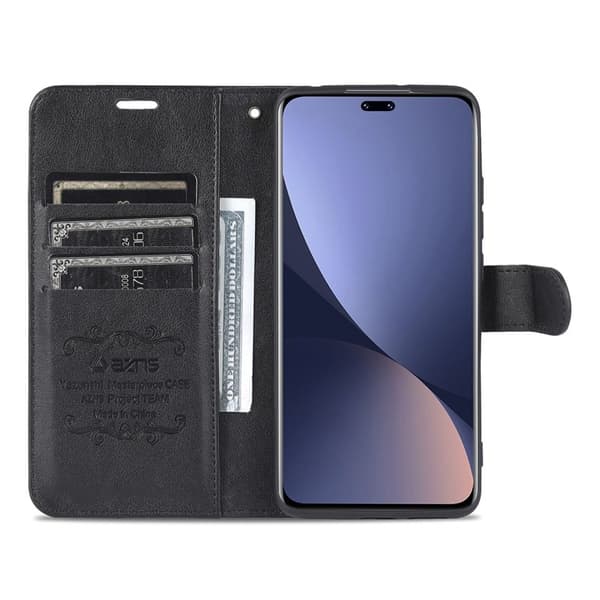 AZNS Xiaomi 13 Lite / Civi 2 5G Plånboksfodral Konstläder - Svart
