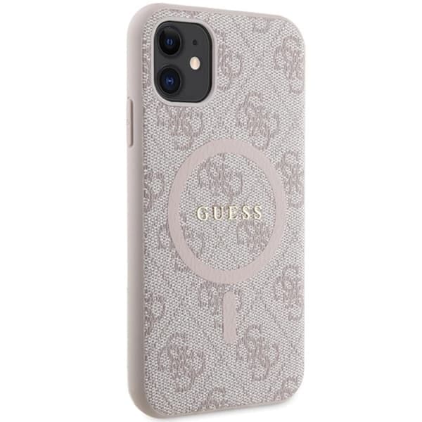 Guess iPhone 11/XR Mobilskal Magsafe 4G Collection - Rosa Rosa