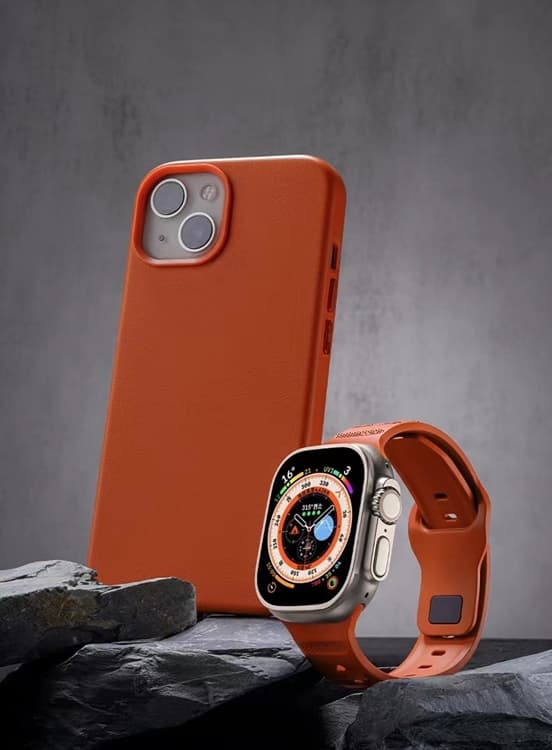 Apple Watch 4/5/6/7/8/SE (38/40/41mm) Rugged Band - Starlight Transparent