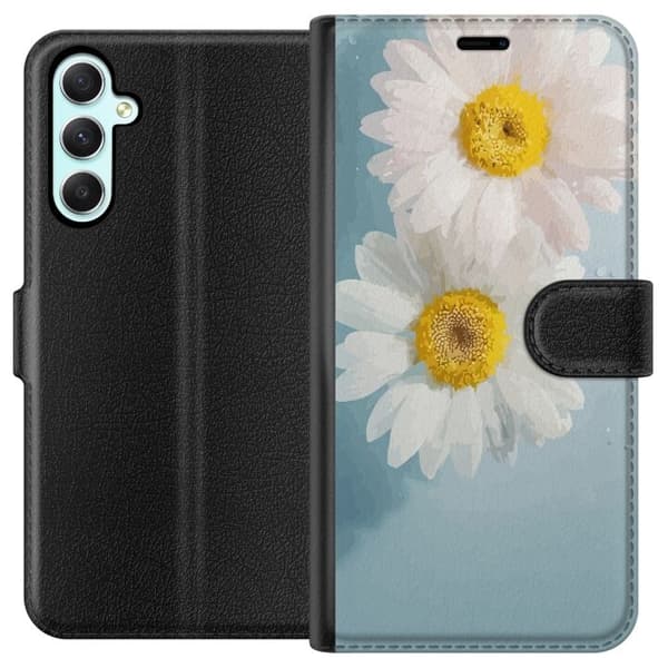 Plånboksfodral till Samsung Galaxy A34 med Sommarblommor