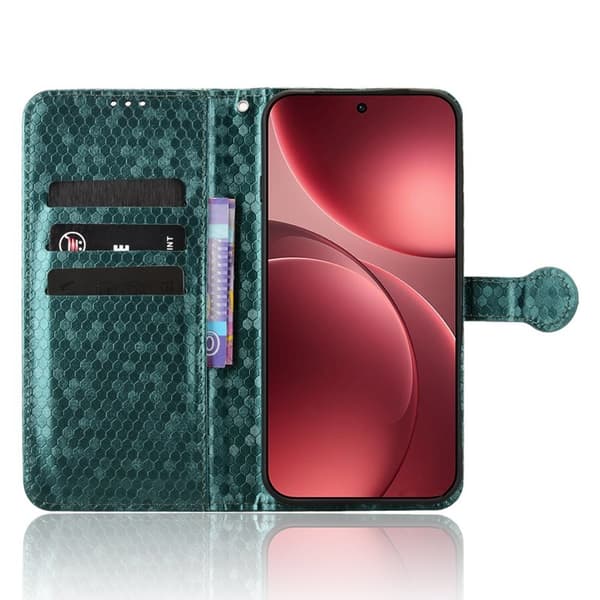 Oppo Find X9 Pro 5G Kortfack Plånboksfodral Konstläder - Grön