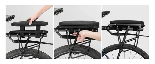 Rockbros Cykelbæretaske 5 L - Sort Svart