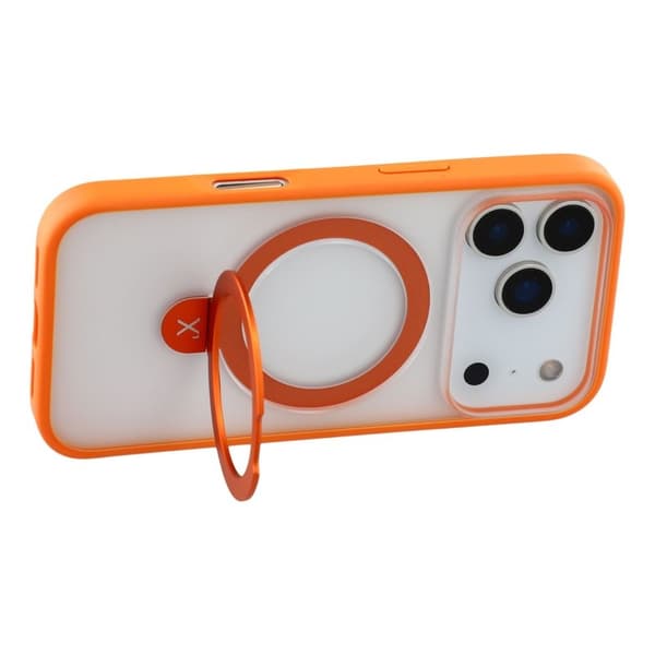 X-LEVEL Mobilskal till iPhone 17 Pro Max med Metal Kickstand - Orange