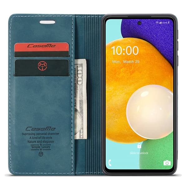 CASEME 013 Folio Mobilskal för Samsung Galaxy A53 5G - Grön