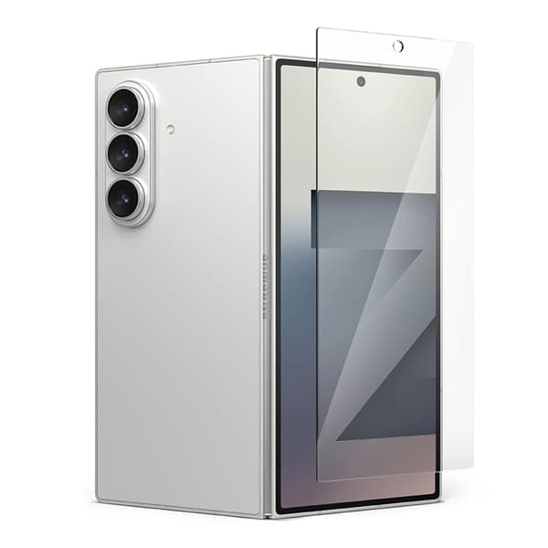 [2-Pack] Ringke Galaxy Z Fold 7 Härdat Glas Skärmskydd - Clear Transparent