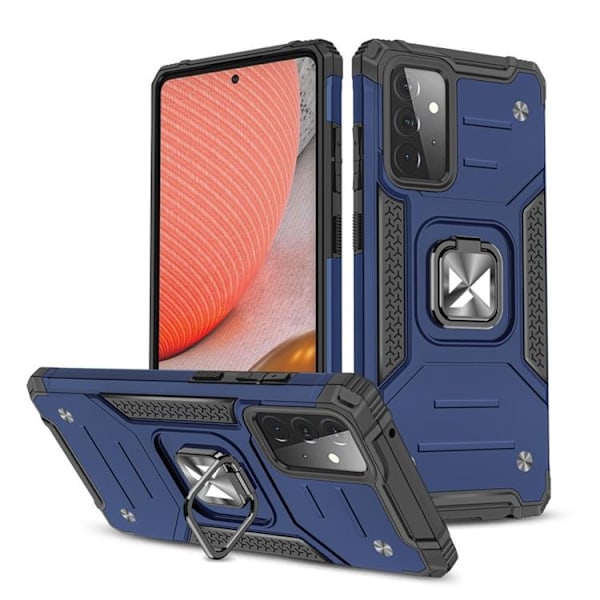 Wozinsky Ring Armor Skal Galaxy A72 - Blå Blue
