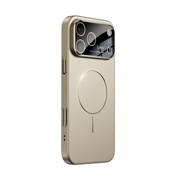 Mobilskal till iPhone 17 Pro MagSafe Skin Touch - Titan Guld