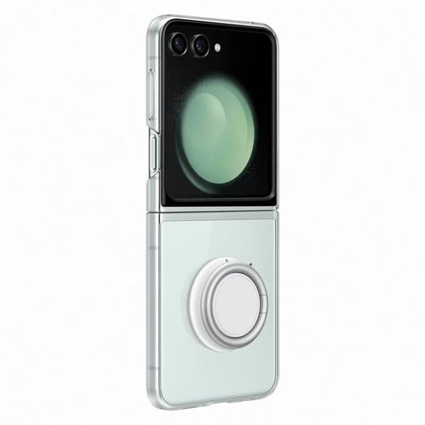 Samsung Galaxy Z Flip 5 Mobilskal Silikon Gadget - Clear Transparent