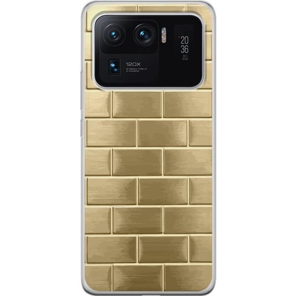 Mobilskal till Xiaomi Mi 11 Ultra med Gyllene Murstenar