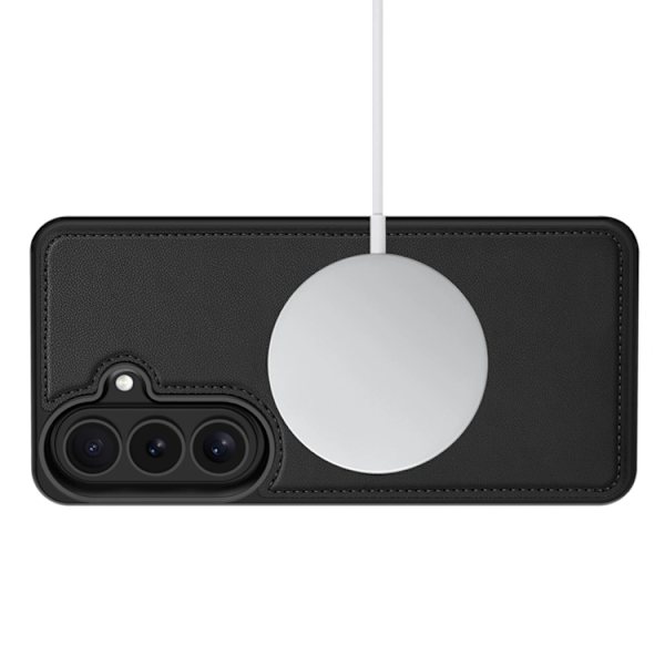 Tech-Protect Plånboksfodral För Galaxy S26 - Matte Svart Svart