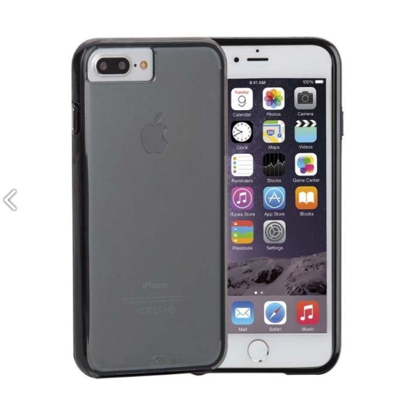 Case-Mate til iPhone 7 Plus - Sort Black