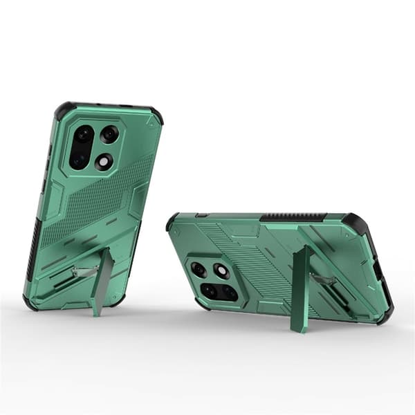 Mobilskal till OnePlus 15 PC + TPU Shockproof Kickstand - Grön Grön