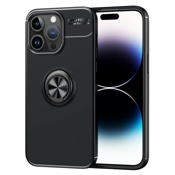 iPhone 15 Pro Max Mobilen suojarenkaan pidike - musta