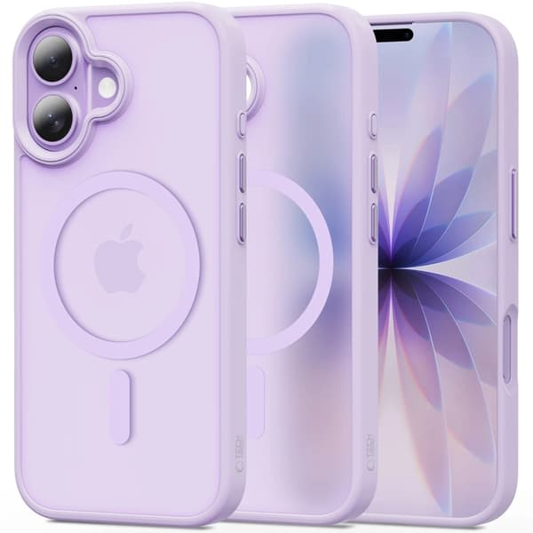 Tech-Protect telefonetui til iPhone 17 Magsafe Magmat - Mat Lavendel Lila
