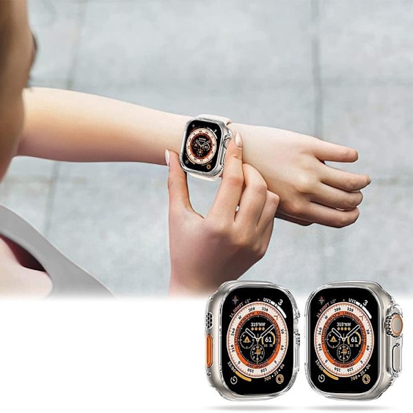 X-One Apple Watch Ultra 1/2 (49mm) Skal Dropguard - Transparent