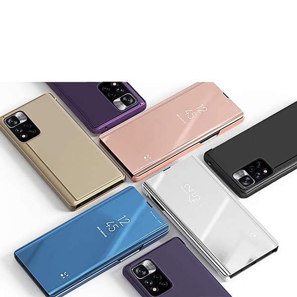 Realme C33 -puhelinkotelo Clear View - Musta Svart