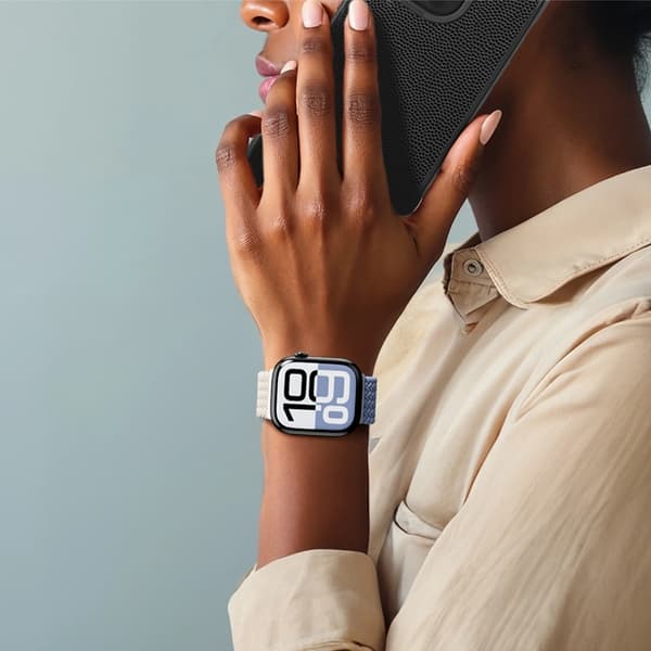 [2-Pack]AmazingThing Apple Watch 42mm Armband Blend - Blå Blå