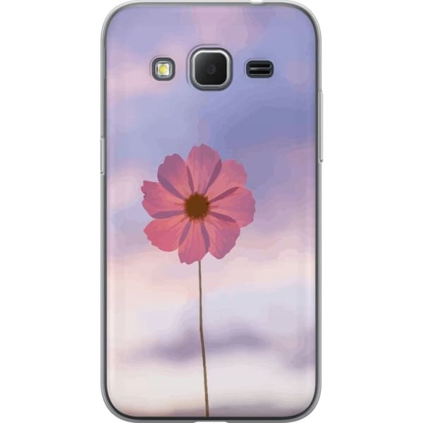 Mobilskal till Samsung Galaxy Core Prime med Rosa blomma