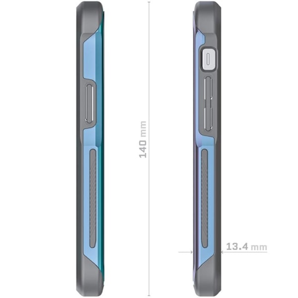 Ghostek Magsafe Atomic Slim Skal iPhone 13 mini - Blå